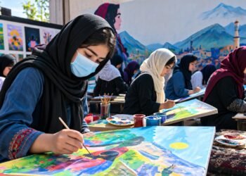 حين تتحدث الألوان.. 160 فتاة أفغانية يرسمن أحلامهن في كابل