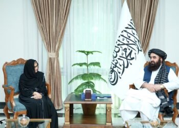 متقي ورئيسة يوناما يبحثان تعزيز المساعدات الإنسانية وفصلها عن الخلافات السياسية